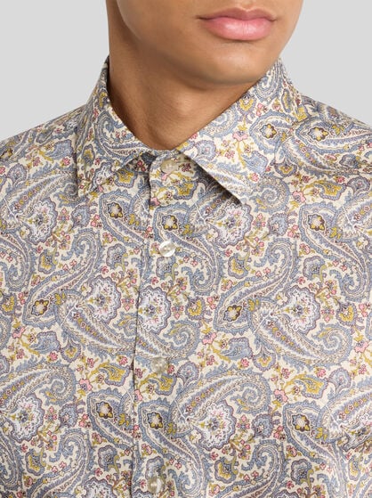 FLORAL PAISLEY COTTON SHIRT