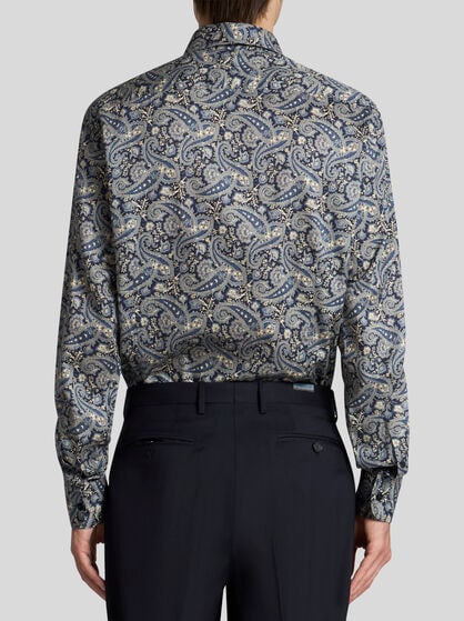 FLORAL PAISLEY COTTON SHIRT