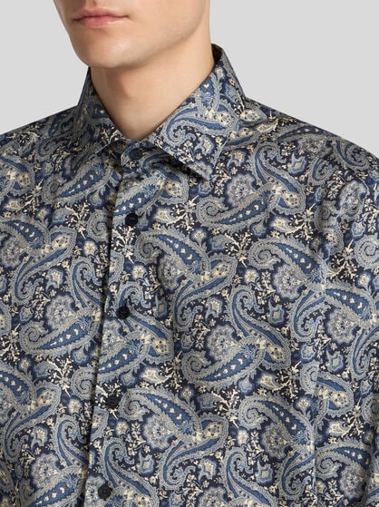 FLORAL PAISLEY COTTON SHIRT