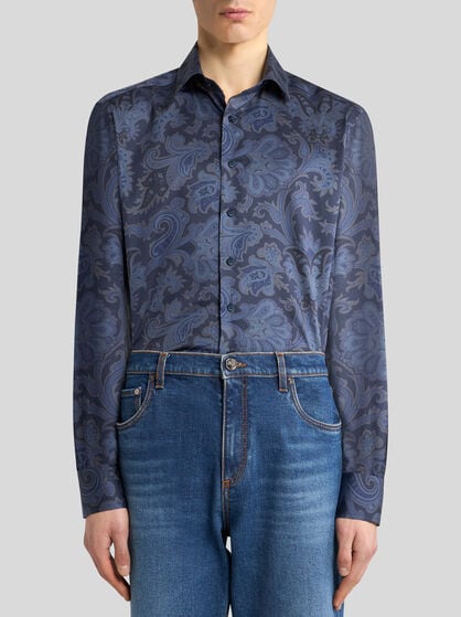 MAXI FLOWER PAISLEY SHIRT
