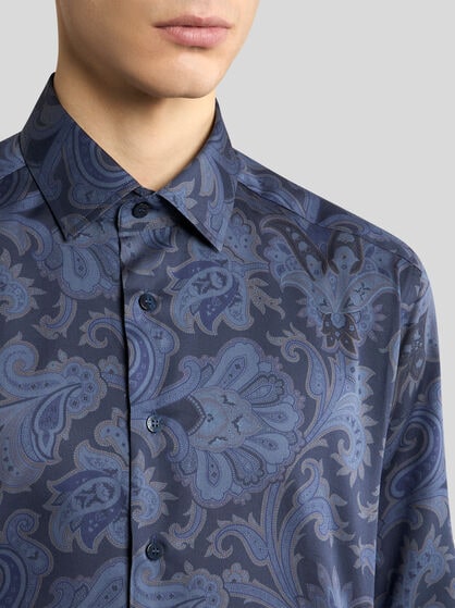 MAXI FLOWER PAISLEY SHIRT