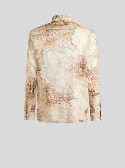 SAFARI-PRINT COTTON SHIRT
