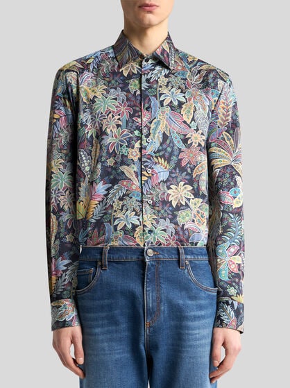 PRINTED COTTON SHIRT