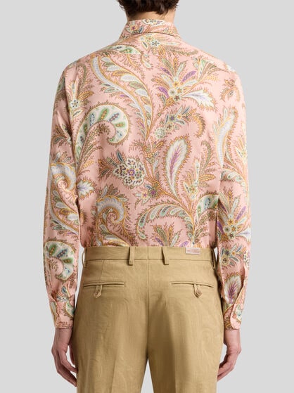 FLORAL PAISLEY COTTON SHIRT