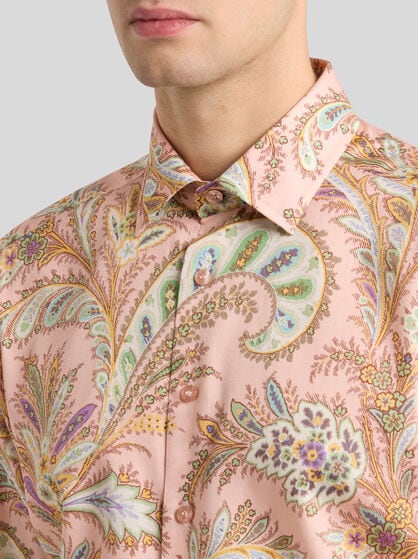 FLORAL PAISLEY COTTON SHIRT