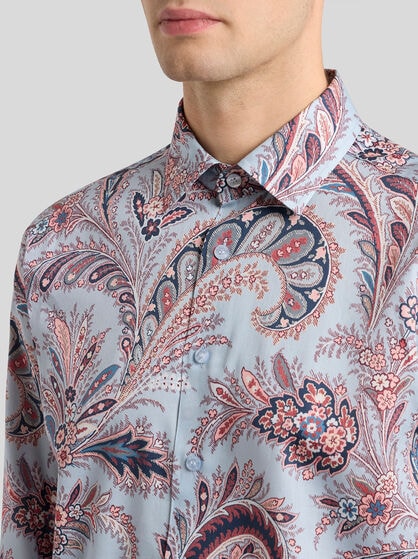 FLORAL PAISLEY COTTON SHIRT