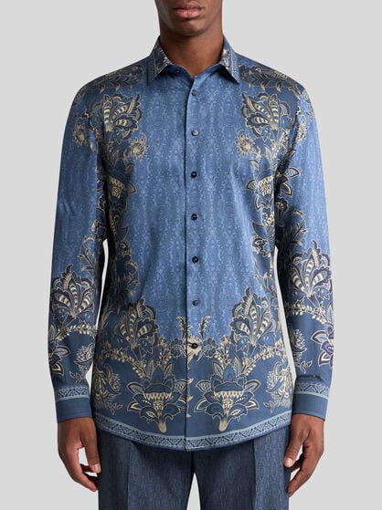 SHIRT WITH PLACED PRINT