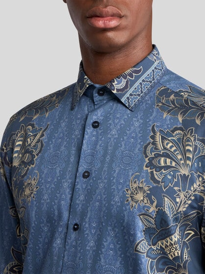 SHIRT WITH PLACED PRINT