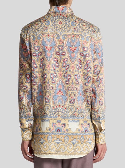 SHIRT WITH DECORATIVE PLACED PRINT