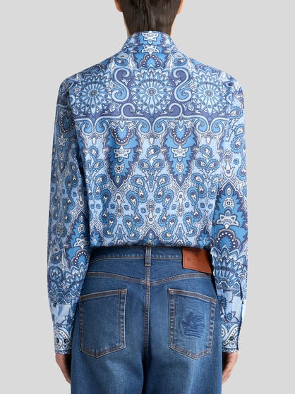 SHIRT WITH DECORATIVE PLACED PRINT