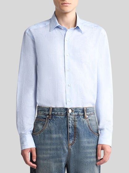 STRIPED JACQUARD SHIRT