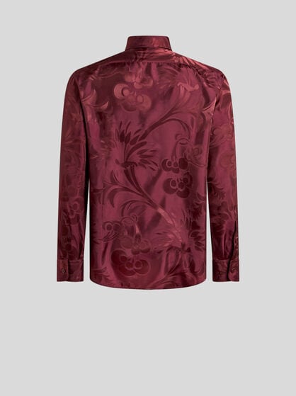 HEMD ROMA MIT FLORALEM JACQUARD-RANKENMUSTER