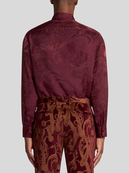HEMD ROMA MIT FLORALEM JACQUARD-RANKENMUSTER