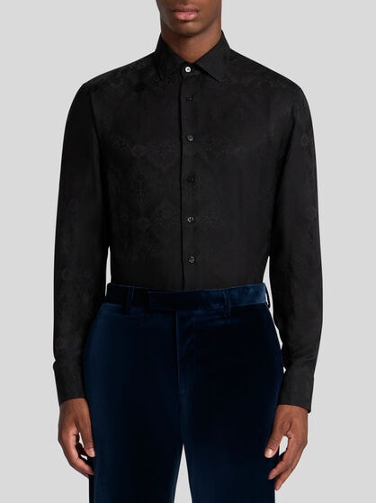 FLORAL JACQUARD ROMA SHIRT