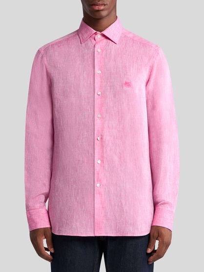 LINEN SHIRT WITH PEGASO
