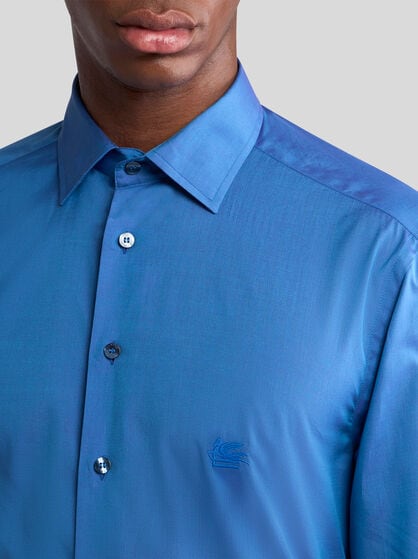 SHIRT WITH PEGASO EMBROIDERY