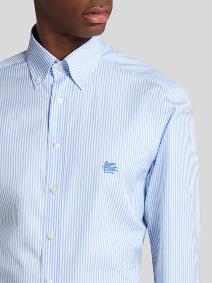 STRIPED BUTTON-DOWN SHIRT