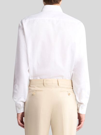 BUTTON-DOWN SHIRT WITH LOGO