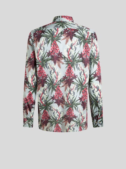 CAMICIA IN COTONE CON FIORI