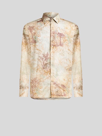 FORMAL SAFARI-PRINT SHIRT