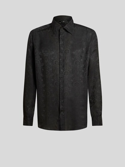 FLORAL JACQUARD SHIRT