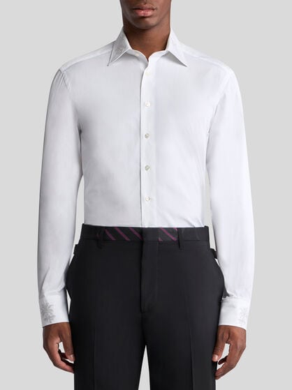 SHIRT WITH EMBROIDERED DETAILS