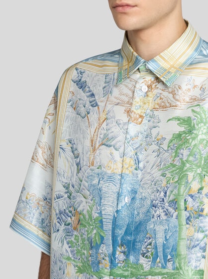 OVERSIZED SILK SHIRT