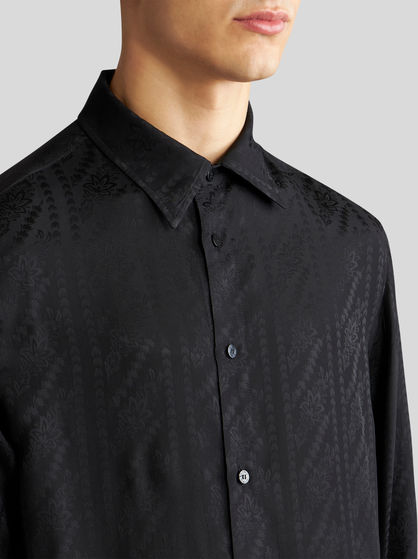 SILK JACQUARD SHIRT
