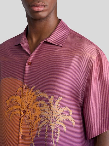 BOWLING SHIRT WITH PRINT