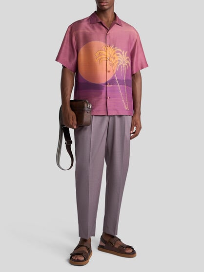 BOWLING SHIRT WITH PRINT