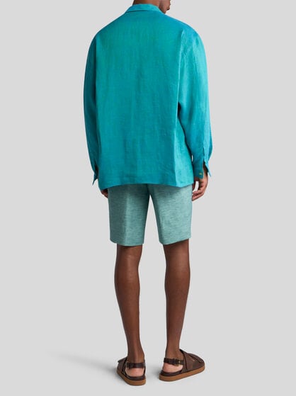 LINEN SHIRT WITH POCKETS