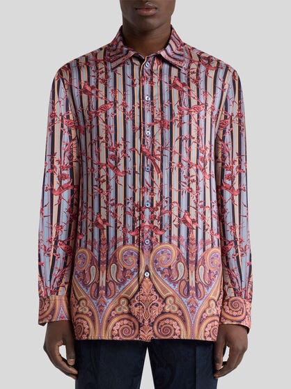 SHIRT WITH BIRD PRINT
