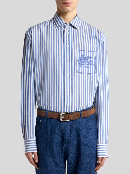 STRIPED SHIRT WITH PEGASO