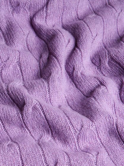 CABLE-KNIT CASHMERE SWEATER
