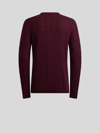 CABLE-KNIT CASHMERE SWEATER