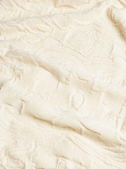 TEXTURED COTTON SWEATER
