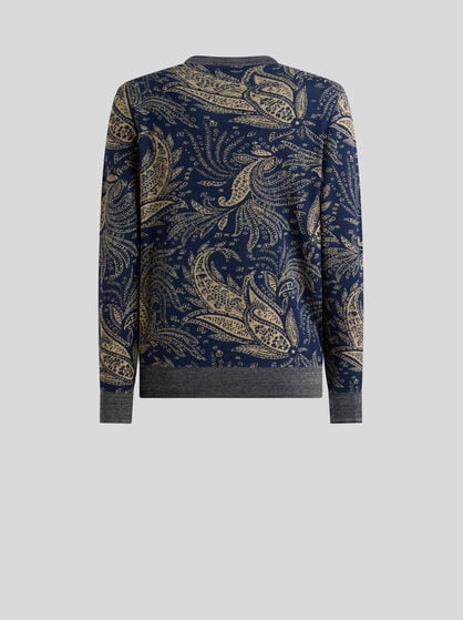 COTTON JACQUARD SWEATER
