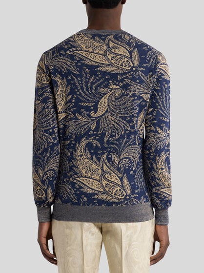 COTTON JACQUARD SWEATER
