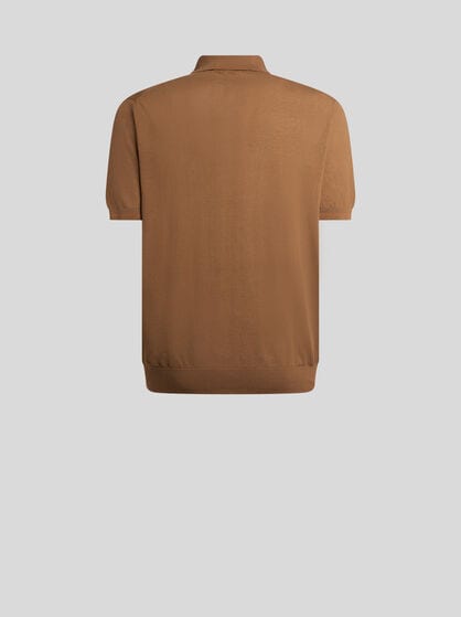 COTTON POLO SHIRT WITH PEGASO