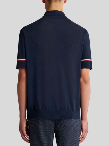 리넨 & 코튼 폴로 셔츠