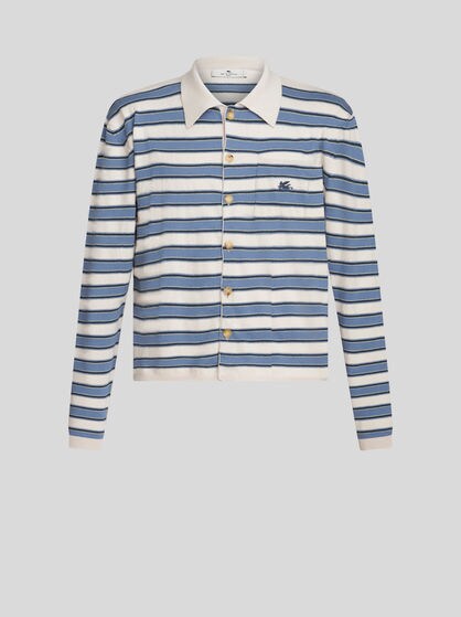 CAMISA DE PUNTO A RAYAS