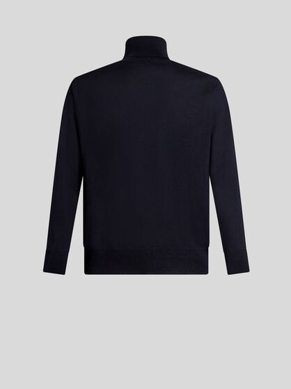 WOOL TURTLENECK WITH EMBROIDERY
