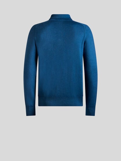 WOOL POLO WITH PEGASO LOGO