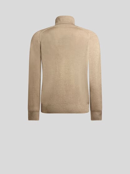 WOOL TURTLENECK WITH PEGASO LOGO