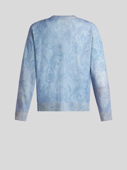 PAISLEY WOOL SWEATER