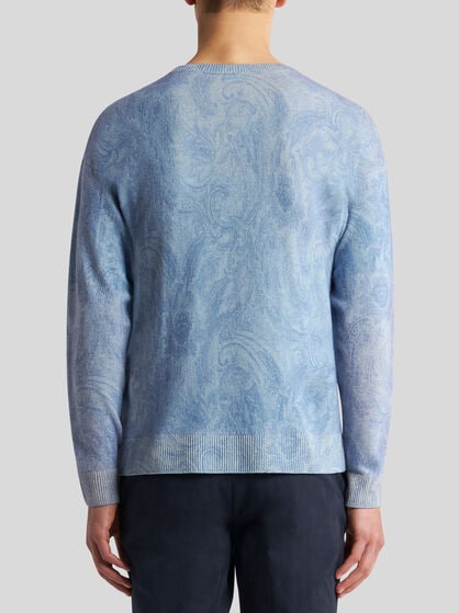 PAISLEY WOOL SWEATER