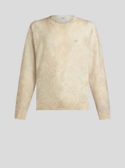 PAISLEY WOOL SWEATER