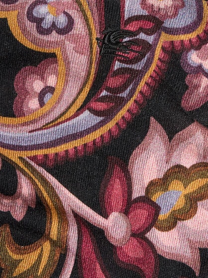 PAISLEY TURTLENECK SWEATER