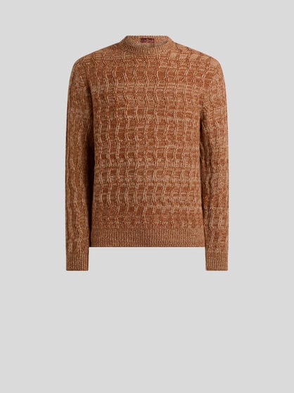 CABLE-KNIT CASHMERE SWEATER