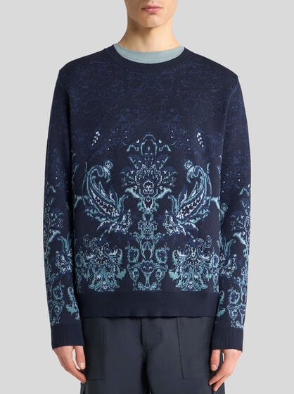 WOOL JACQUARD SWEATER